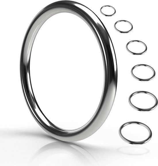 RVS Ringen 25 mm - Set van 10 Sterke Metalen Ringen | bol