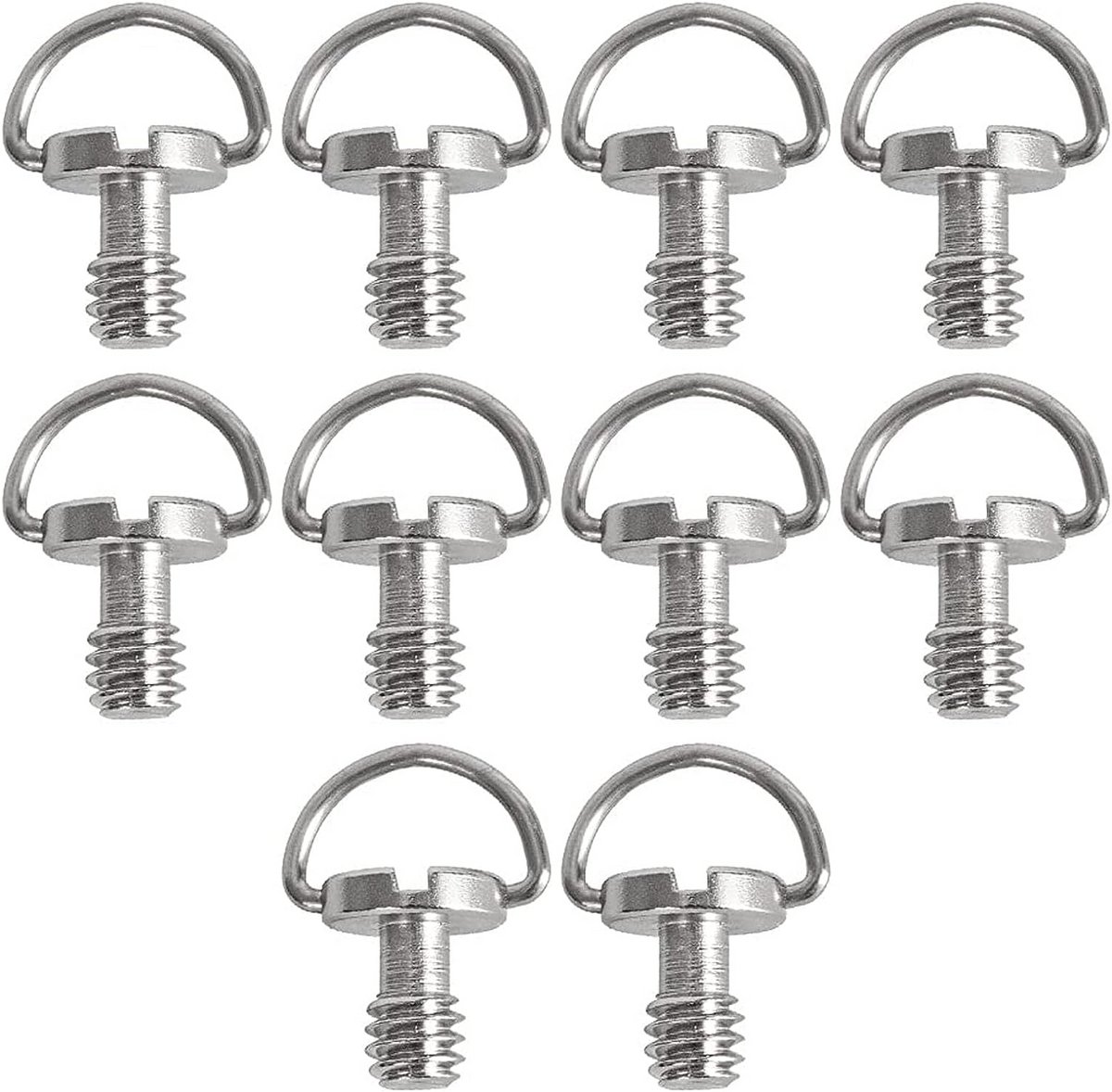 8 Stuks 1/4 Inch Camera Bevestigingsschroeven voor Statief en Monopod