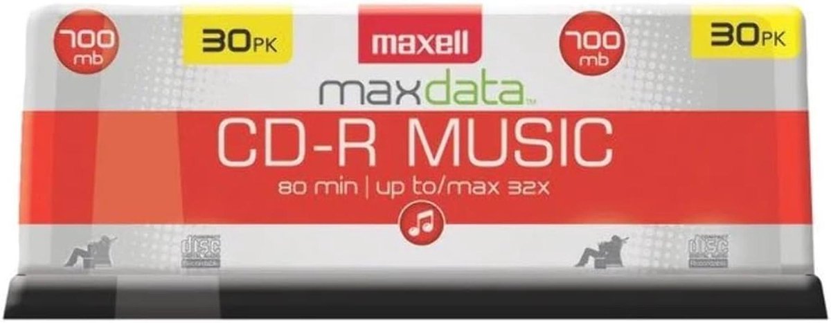 CD Recordable Discs 700MB 80 Min 30 Pack - 32X Speed
