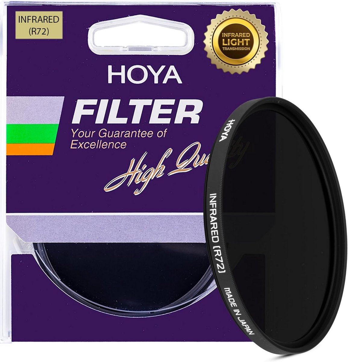 Infraroodfilter 72 (R72) voor Digitale Camera's - 58mm