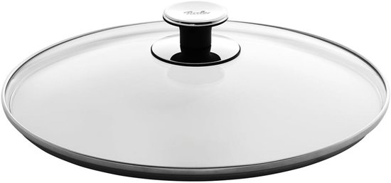 Fissler Collection Original Profi 084 109 20 600/0 Couvercle De Rechange En Verre (20 cm) Pour Faitouts, Résistant À La Chaleur, Argenté