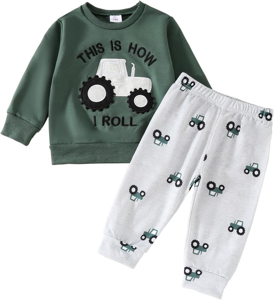 Set Jongens Sweatshirt en Joggingbroek Lange Mouwen Herfst Winter Kleding