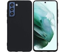imoshion Hoesje - Geschikt voor Samsung Galaxy S21 FE - Color Backcover - Zwart