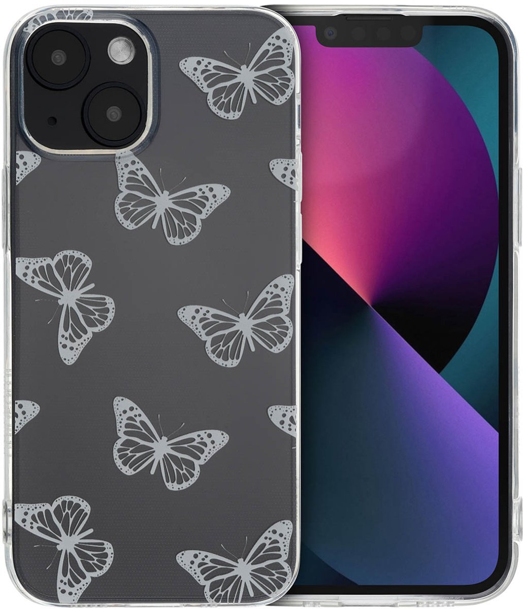 imoshion Hoesje - Geschikt voor Apple iPhone 13 Mini - Design hoesje verpakking - Butterfly