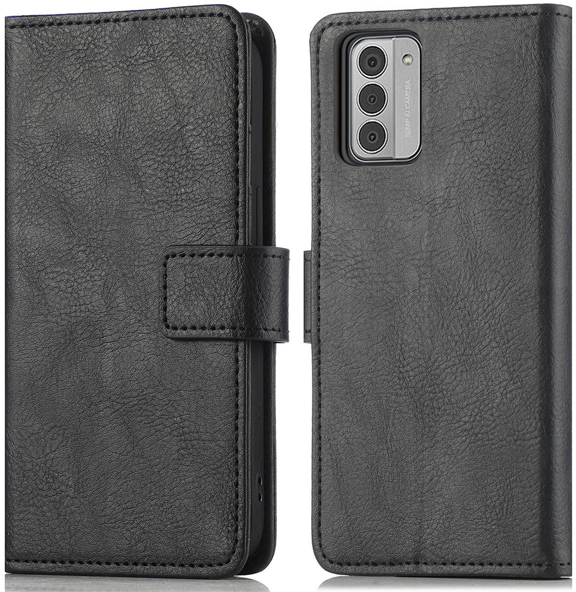 imoshion Hoesje - Geschikt voor Nokia G42 - Luxe Bookcase - Zwart