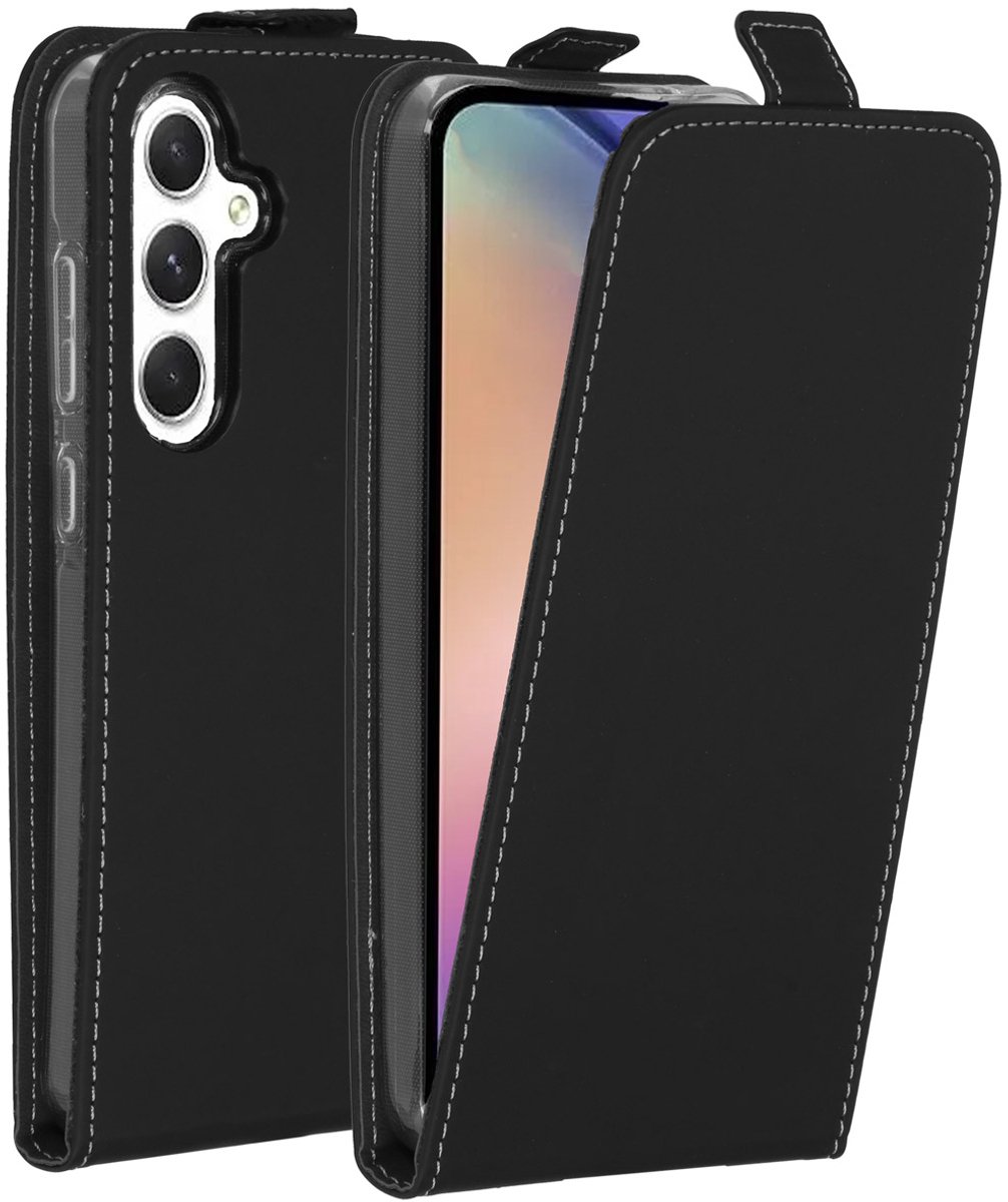 Accezz Hoesje - Geschikt voor Samsung Galaxy A55 (5G) - Flipcase - Zwart