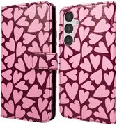 imoshion Hoesje - Geschikt voor Samsung Galaxy A16 (4G) / A16 (5G) - Design Bookcase smartphone - Hearty Blush