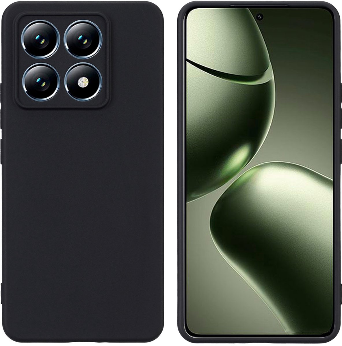 imoshion Hoesje - Geschikt voor Xiaomi 14T - Color Backcover - Zwart