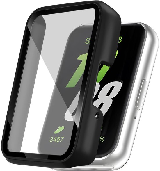 imoshion Protecteur d'écran - Convient pour Samsung Galaxy Fit 3 - Étui rigide à couverture complète / Étui de protection - Zwart