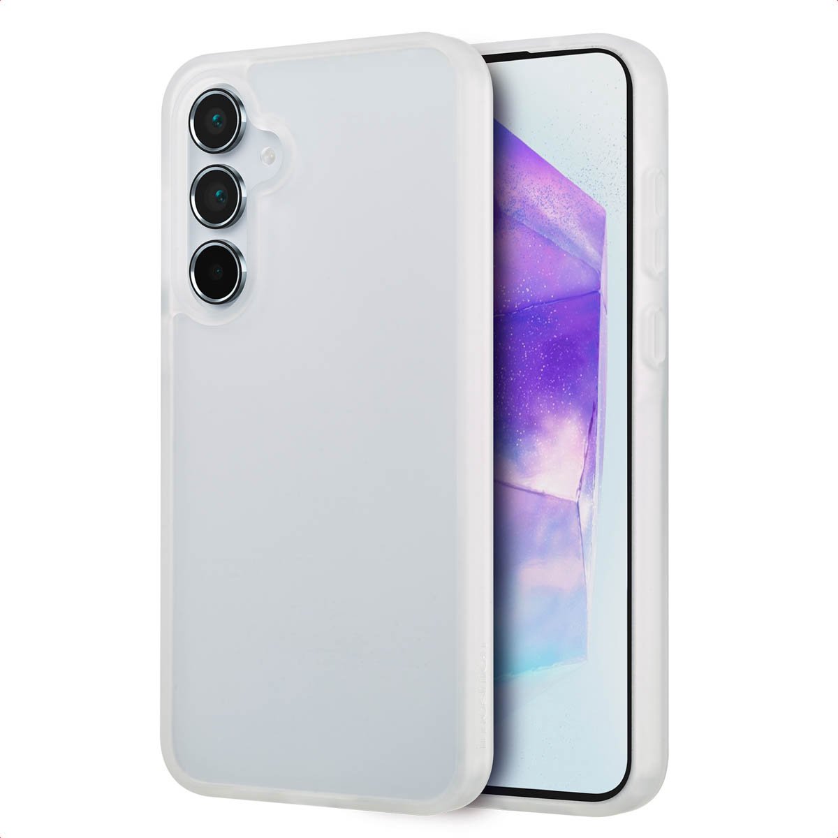 imoshion Hoesje - Geschikt voor Samsung Galaxy A55 (5G) - Color Guard Backcover - Wit