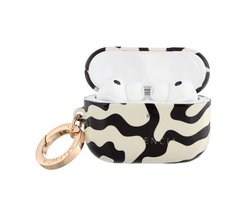 Selencia Case - Hoesje geschikt voor AirPods Pro 3 - Art Wave Black