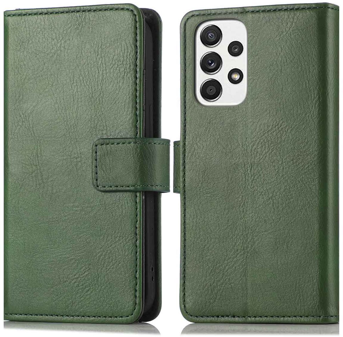 imoshion Hoesje - Geschikt voor Samsung Galaxy A53 - Luxe Bookcase - Groen