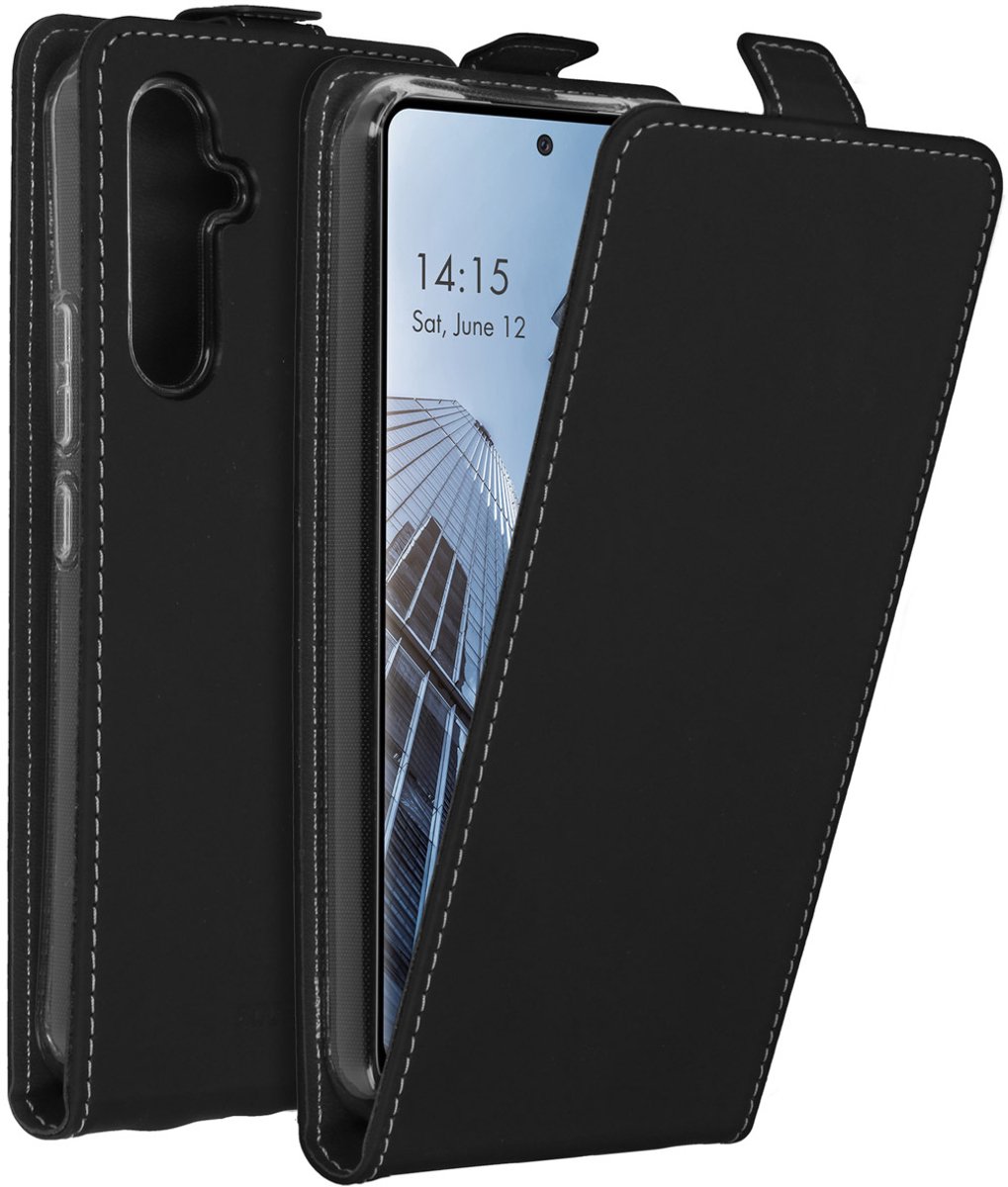 Accezz Hoesje - Geschikt voor Samsung Galaxy A54 (5G) - Flipcase - Zwart