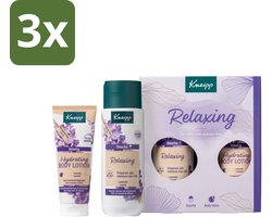 Kneipp Relaxing Moments Geschenkset Lavendel - Douchegel & Bodylotion (3 stuks)