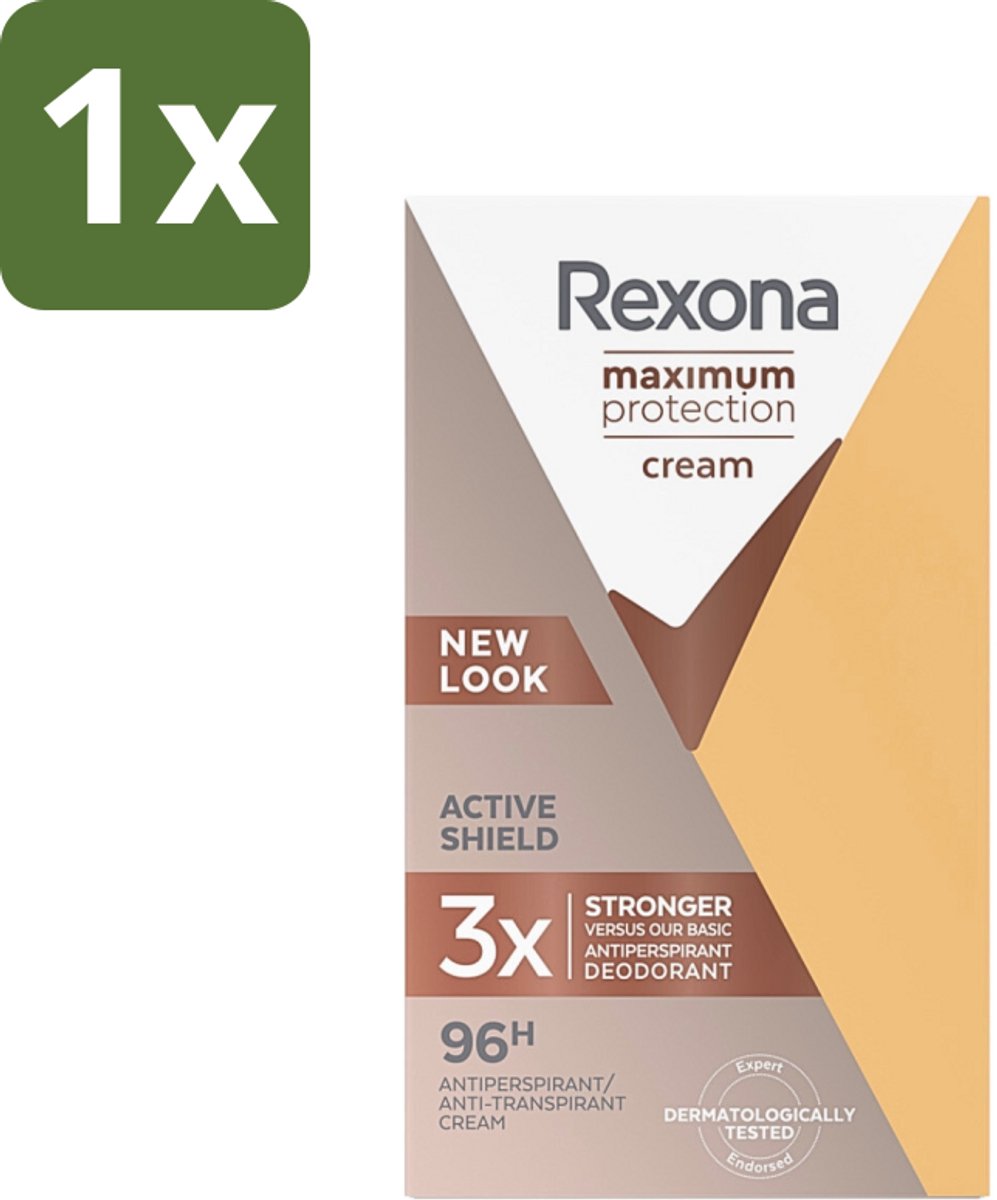 1 x Rexona - Deodorant Stick - Maximum Protection - Extra Sterke Bescherming - 45 ml - Extra Sterke Bescherming - Anti-transpirant Stick - Zweetbescherming - Deodorant Stick - 96 Uur Bescherming