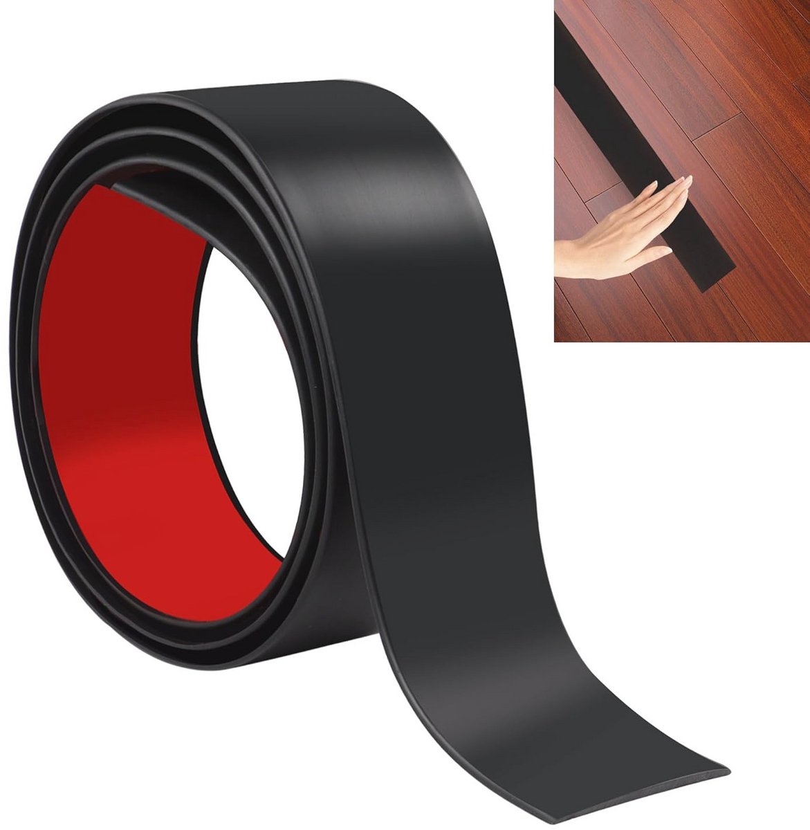 Laminaatvloer Drempelovergangsstrip 100cm - Zelfklevende Vinylvloerstrip voor Tegels en Ta