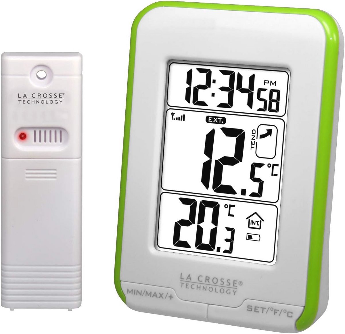 Temperatuurstation met Draadloze Overdracht - Weerstation voor Binnen en Buiten