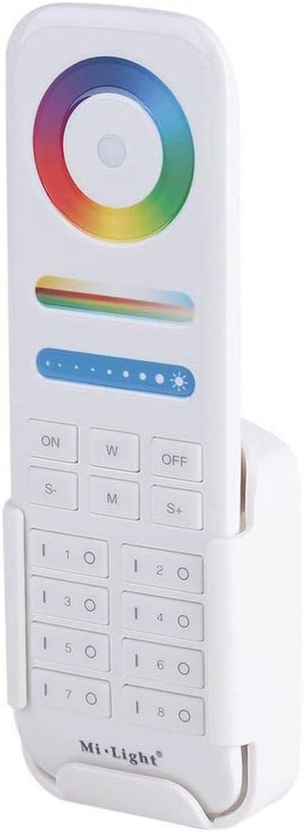 Draadloos 8 Zones Slimme Afstandsbediening voor RGB + CCT LED Lampen