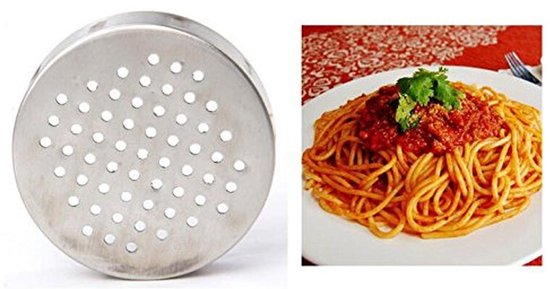 Newcreativetop Stainless Steel Hand Noodles Press Machine Pasta Maker with 5 Noodles Mould — afbeelding 4
