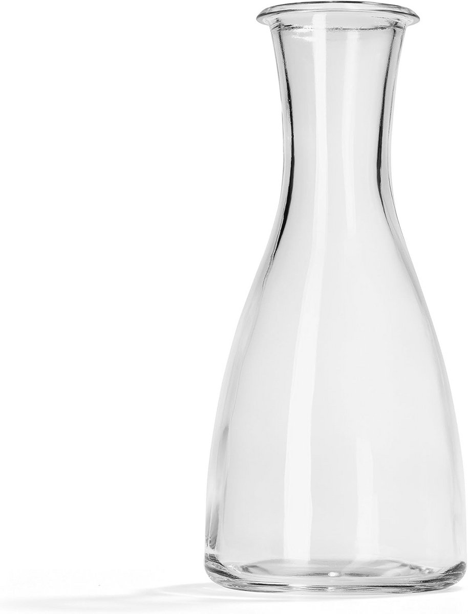 Design Karaf van Glas - 1 Liter - Geschikt voor Water, Limonade en Wijn