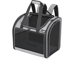 Pecute Cat Carrier Pet Handbag and Backpack, Pet Carrier with Ventilated Design, Foldable Pet Carrier for Cats and Dogs, Dog Backpack with Safety Strap