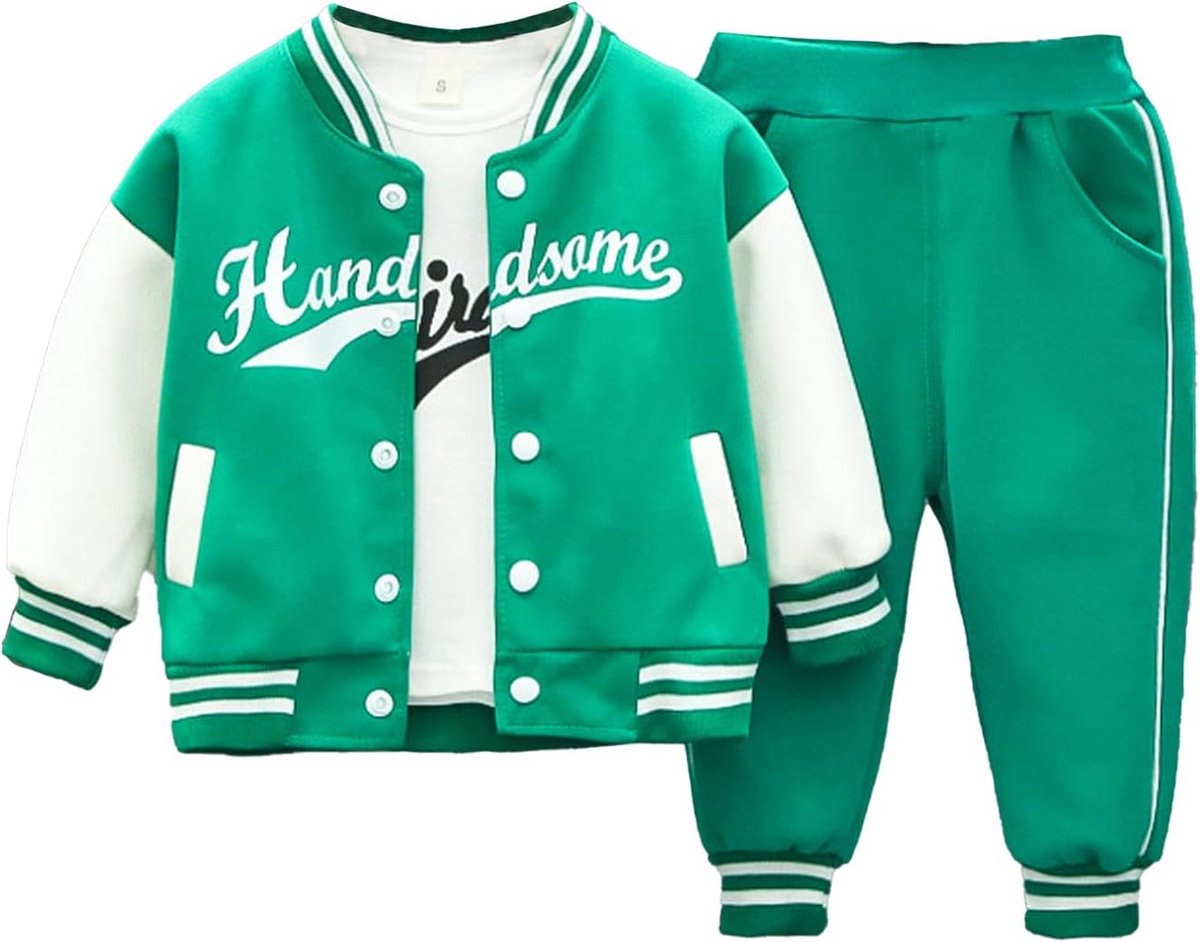 Set van 3 Babykleding voor Jongens en Meisjes: Sweatjack, Shirt en Broek