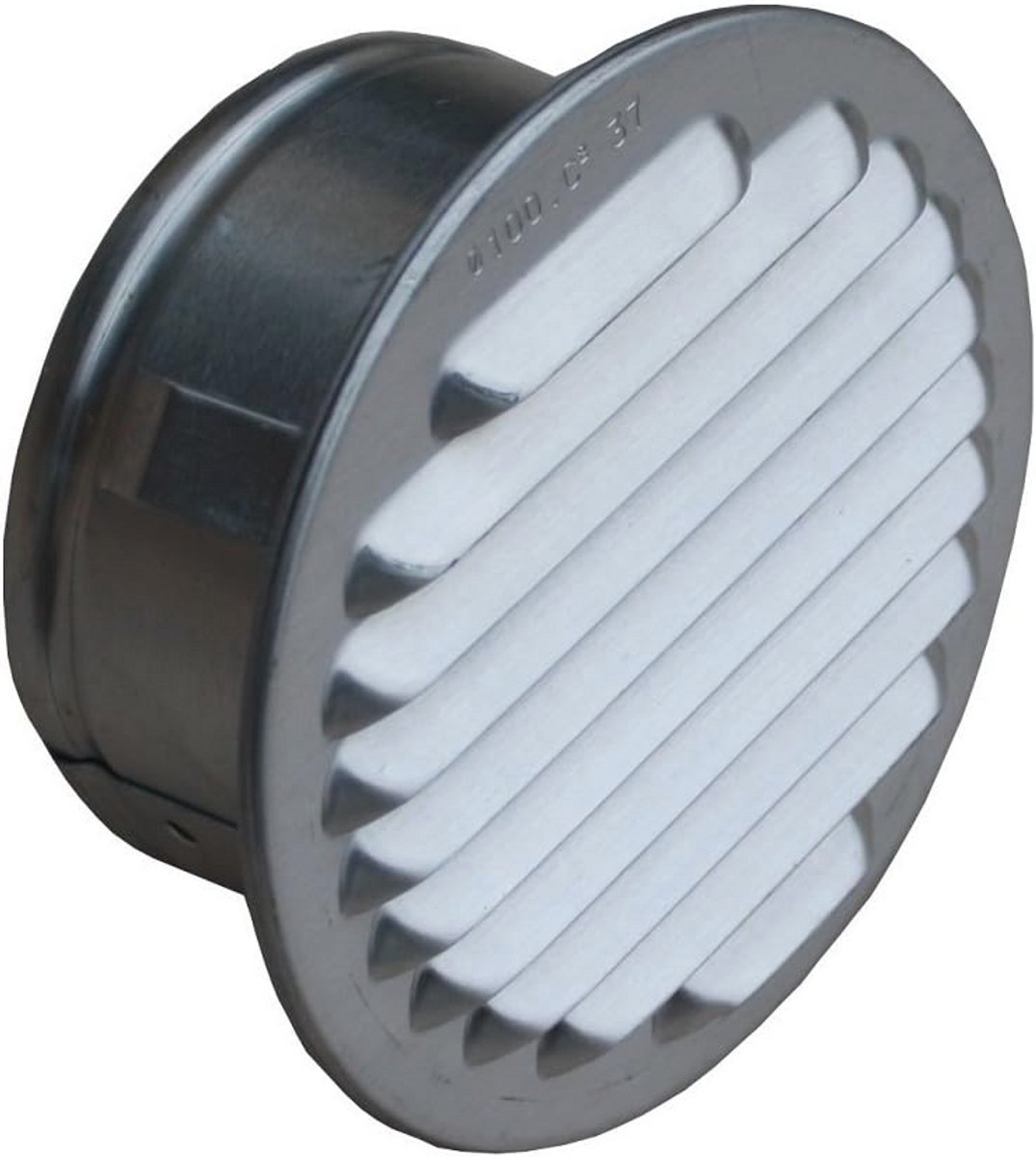 Aluminium Ventilatierooster met Steunen - DN 145-150 mm