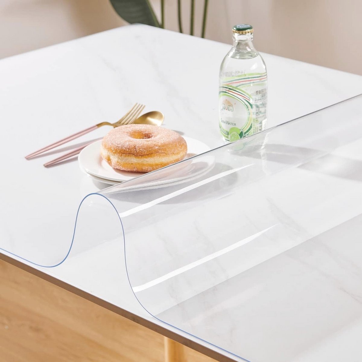 Waterdichte Tafelhoes 19 x 54 Inch - 1,5 mm Dikke PVC Bescherming voor Tafel