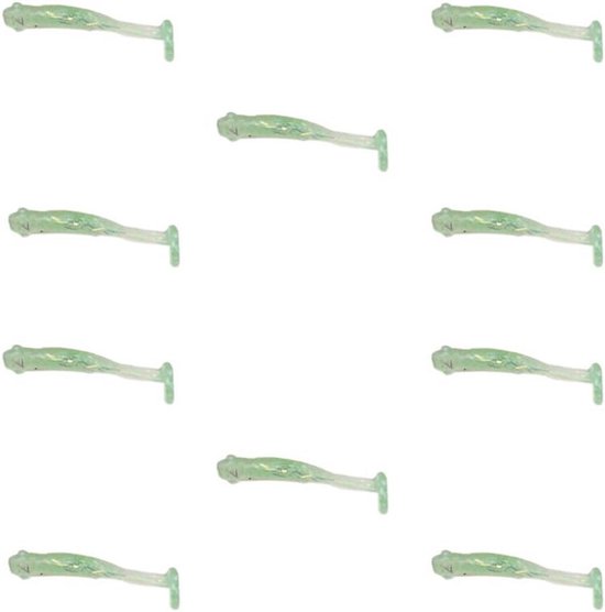 10 Stuks Mini Softbaits Rubberen Vissen Hengelaas voor Forel, Baars en Roofvis — afbeelding 5