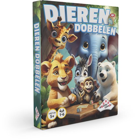 Dieren Dobbelen - Dobbelspel - Voor de hele familie