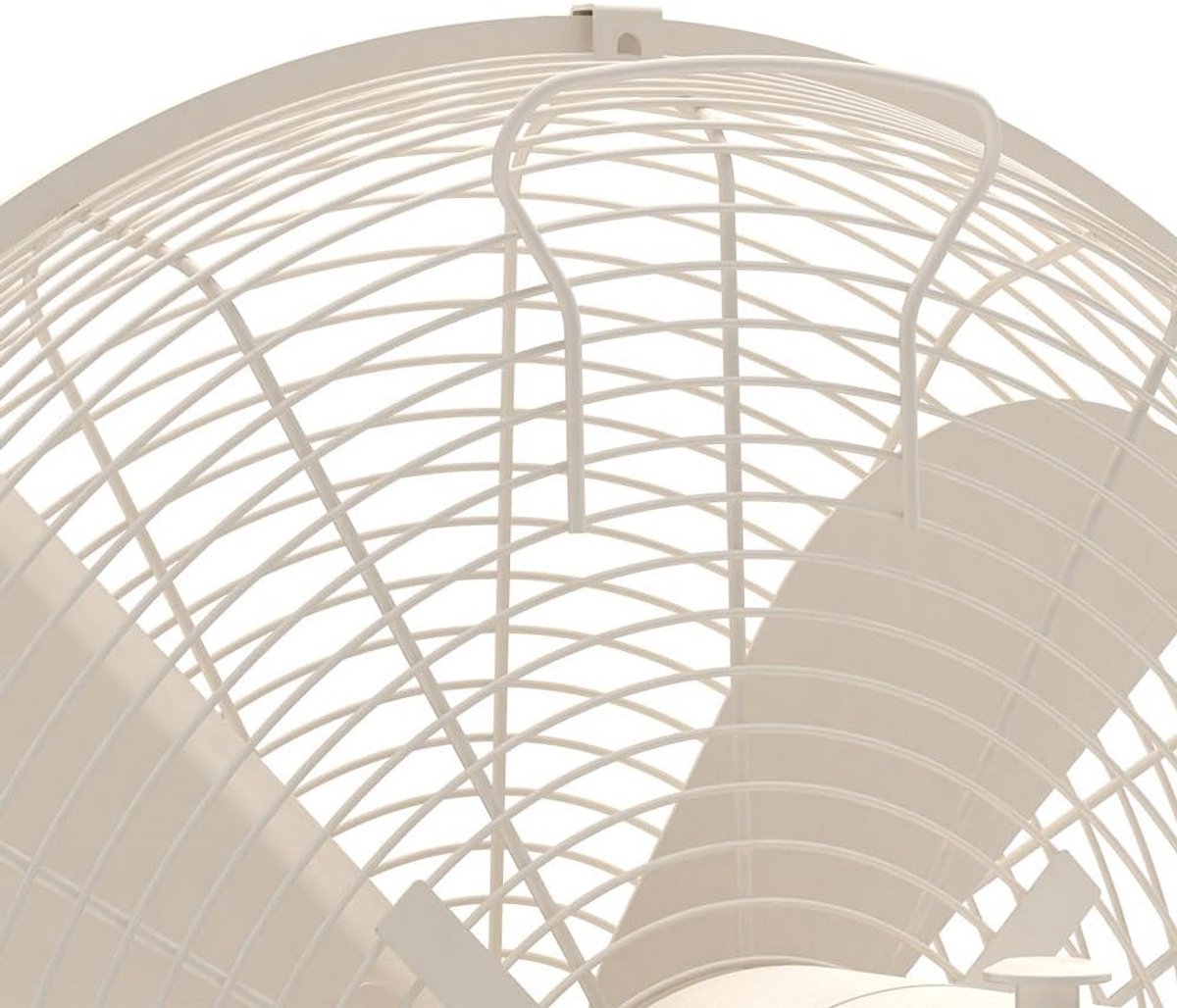 Stilstaande Vloerventilator Wit - 40 cm Diameter, 3 Snelheden, In Hoogte Verstelbaar (90-1