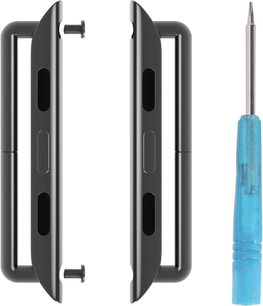 Metalen Armbandsluiting voor alle Watch modellen 38 mm - Compatibel met Smartwatch - Metaal - Serie 3-2-1