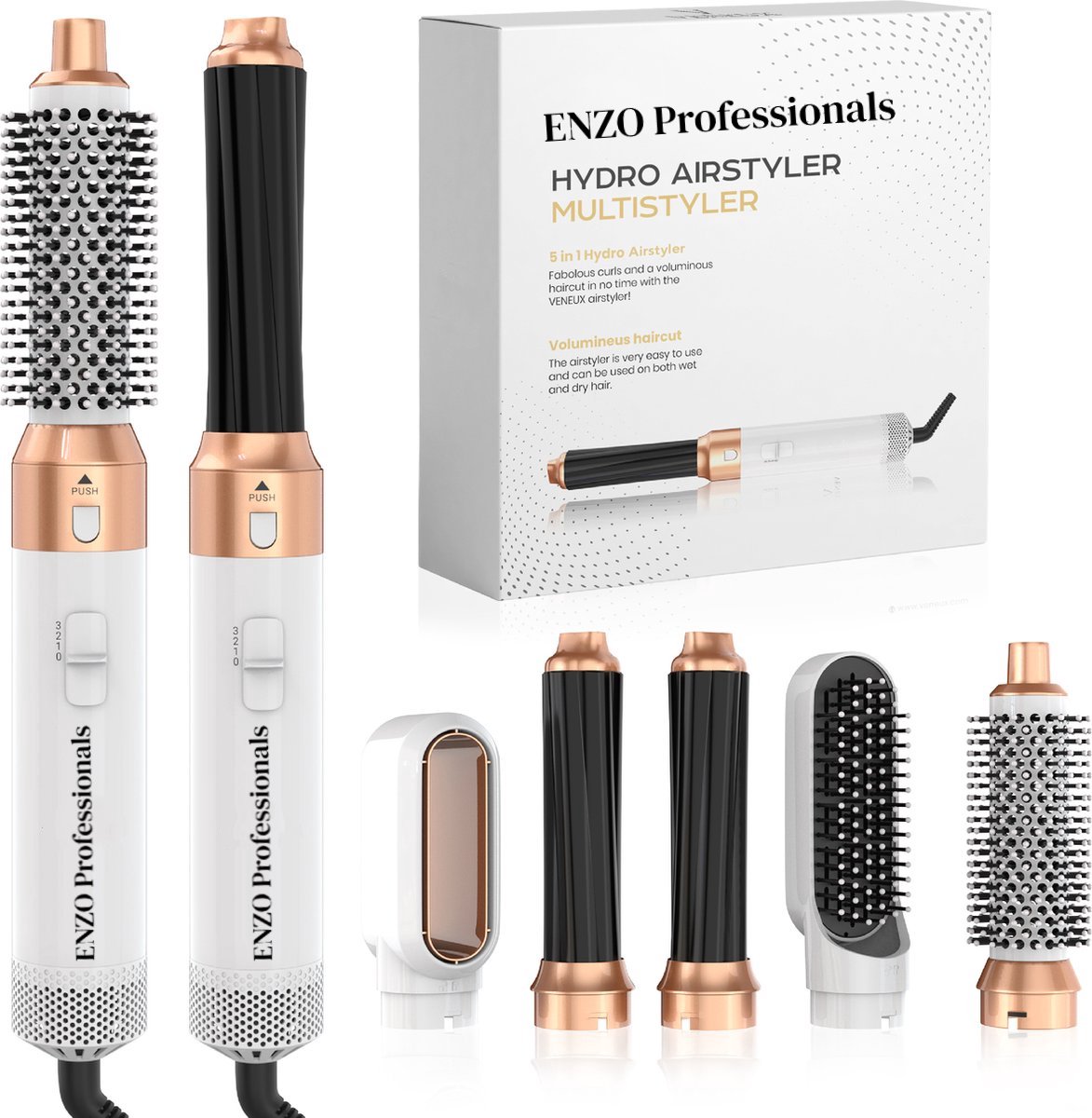 ENZO Luxe 5-in-1 Multistyler