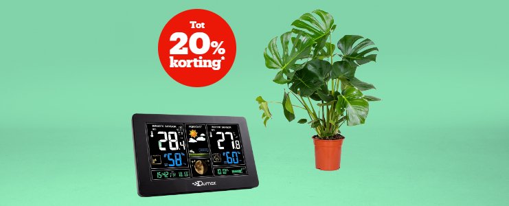Tot 20% korting*