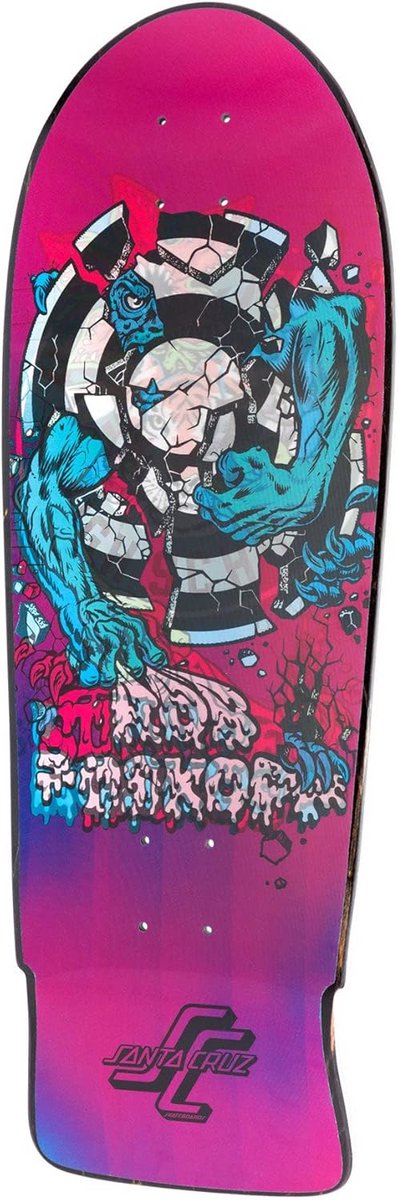Skateboard Deck Hout 10.25 inch Lenticulair Ontwerp Demogorgon Sterk en Responsief