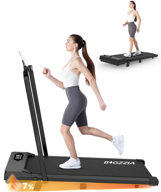 3 Loopband 2,5 pk 8 km/u Inklapbaar Zwart - 3 - €139,99