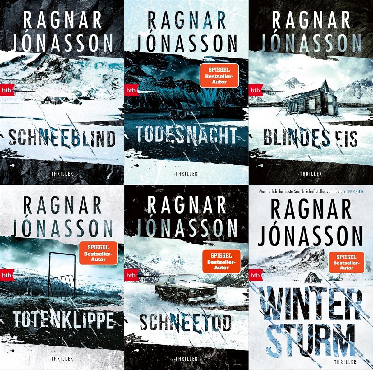 Complete Krimi Set: 6 Spannende Thriller aus Island inklusive Bonus Postkarten