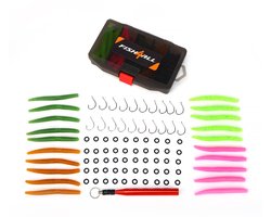 Fish4All Whacky Worm Box (91pcs) - Kunstaas Set
