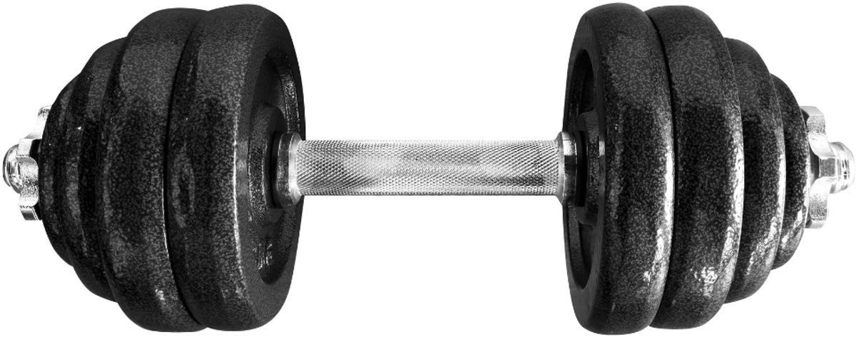 AJ-Sports Verstelbare Dumbell set 30kg - Halterset - Gewichten - 2 x 15kg - Gewichten set - Halter set - Fitness gewichten - Krachttraining - Fitness - Inclusief handige opberg box – foto 2