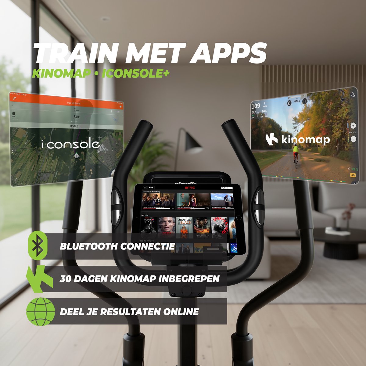 VirtuFit CTR 3.0i Crosstrainer met 32 Programma's - afbeelding 2