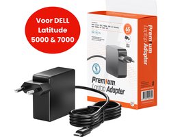 65W USB-C Laptop oplader voor Dell Latitude 5000 en 7000 series – Alle modellen vanaf 2017 – Kabel + Adapter