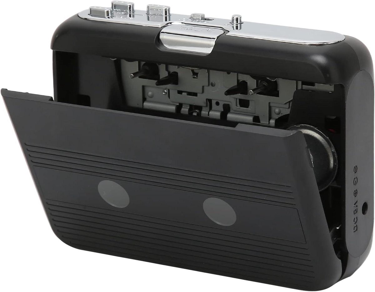 Draagbare Bluetooth Cassettespeler met Stereogeluid en Hoofdtelefoonaansluiting