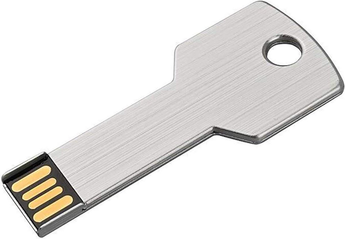 Metalen USB-stick 32GB 64GB 128GB voor PC, Laptop en Auto