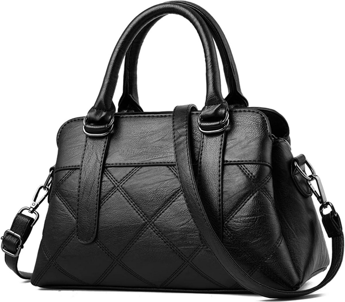 Dames Schoudertas Waterdichte PU Leer Crossbody Tas voor Werk en Uitjes