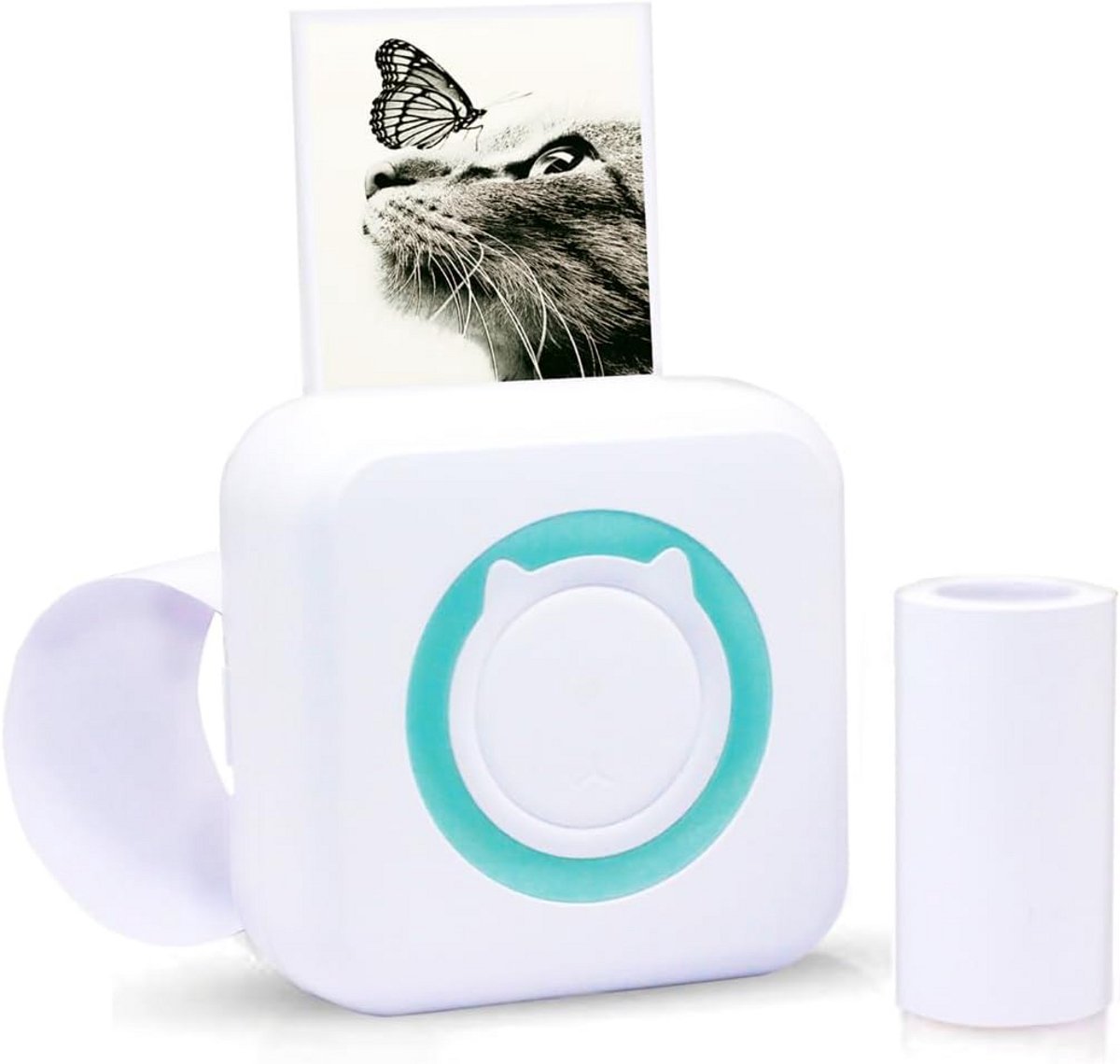 Draagbare Mini Thermo Printer voor Direct Foto's en Labels Zonder Inkt