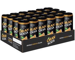 OranSoda L'Originale 33cl - Fonti di Crodo - Lemon Soda - Frisdrank - 24 stuks x 33cl
