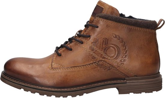 Dunkelbraune Stiefel Bugatti Stiefel bugatti Stiefel cognac für Herren Warm gefü