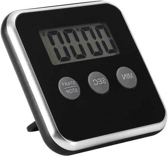 6 stuks multifunctionele elektronische timer - magnetische digitale timers groot LCD-scherm De luide/stille schakelaar Countdown Timer uitgebreid te gebruiken in pauzetijd, koken, sportschool