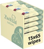 Zwitsal Billendoekjes - Lotion - 975 doekjes - Voordeelverpakking