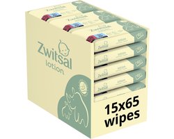 Zwitsal Billendoekjes - Lotion - 975 doekjes - Voordeelverpakking